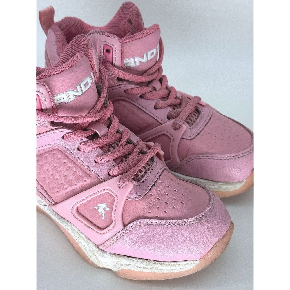 AND1 Basketball Shoes Kids 1 Pink High Top Sneakers GMAT143GX001